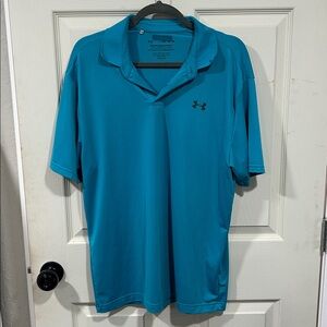 Under Armour Men's Teal Polo Shirt